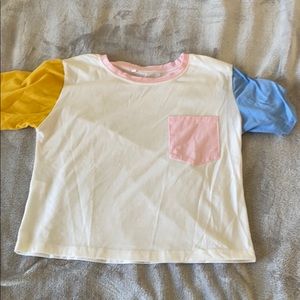 Color block top